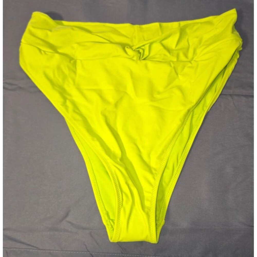 Aerie Green High Cut Cheeky Swim Bathing Suit Bottom Size XL New with Tags